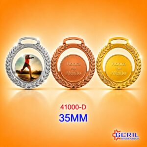 medalha metal 25mm