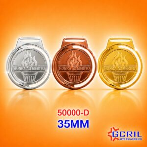 medalha metal 35mm