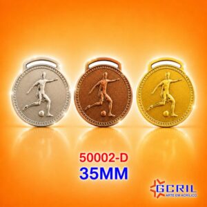 medalha em metal 35mm