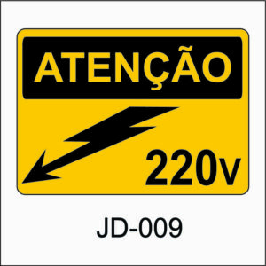 placa de perigo