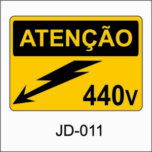 placa de perigo