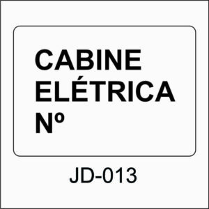 placa de perigo