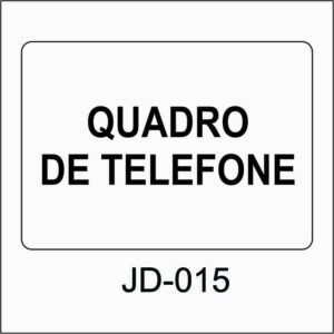 placa de perigo