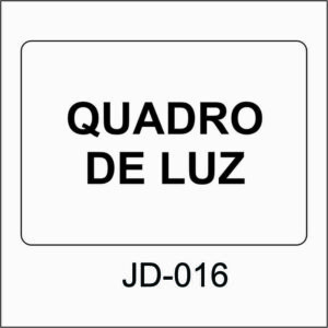 placa de perigo