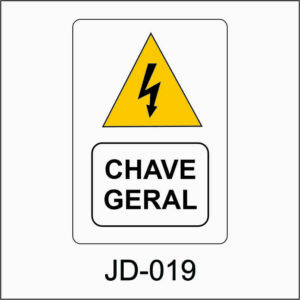 placa de perigo