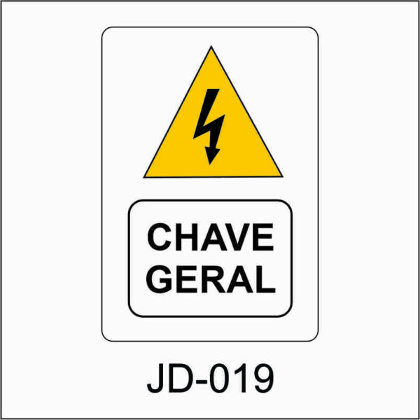 placa de perigo