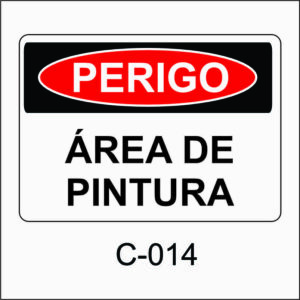placa de perigo