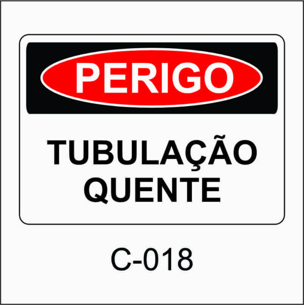 placa de perigo