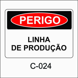 placa de perigo