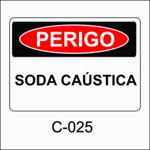 placa de perigo