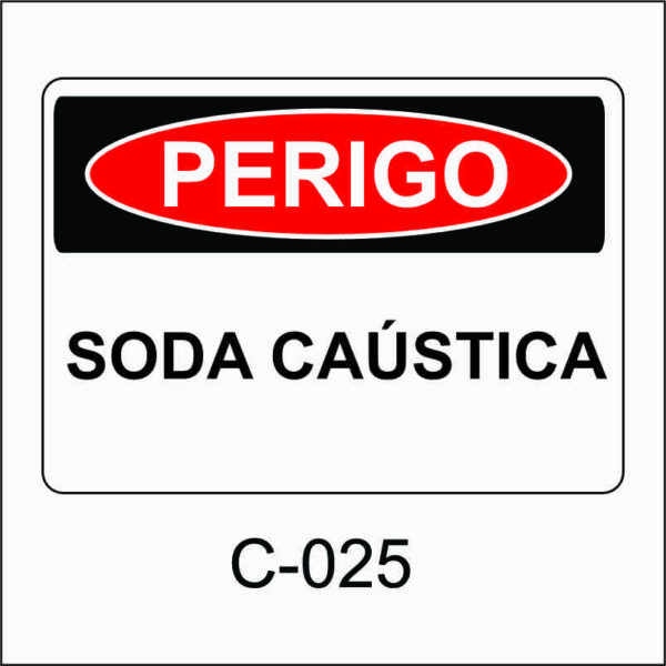 placa de perigo
