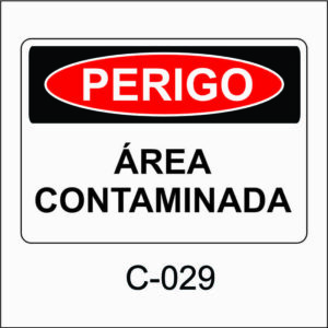 placa de perigo