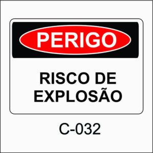placa de perigo