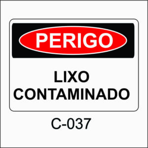 placa de perigo