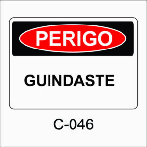 placa de perigo