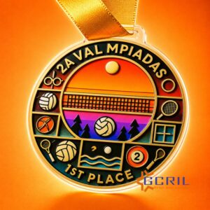 MEDALHA ACRILICO