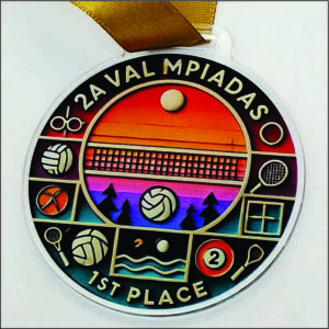 MEDALHA ACRILICO