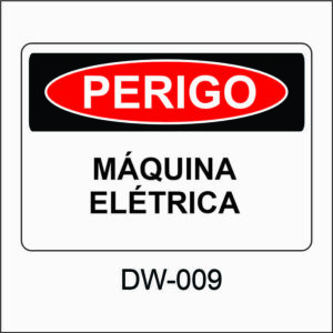 placa de perigo