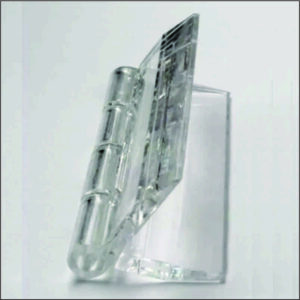 dobradiça de acrilico 4cm