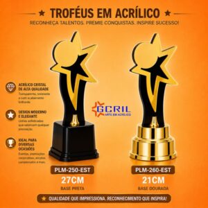 TROFEU EM ACRILICO