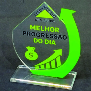 trofeu em acrilico