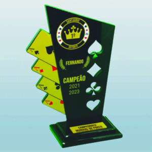 Trofeu acrilico