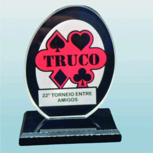 Trofeu acrilico