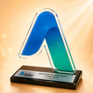 Trofeu acrilico