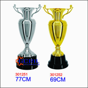 troféu metálica