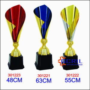 troféus metálico