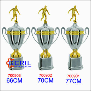 troféus metálico