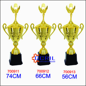 troféus metálico
