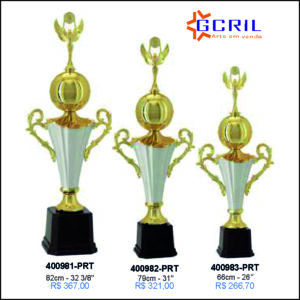 troféus metálico