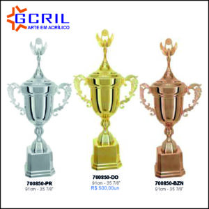 troféus metálico