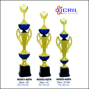 troféus metálico