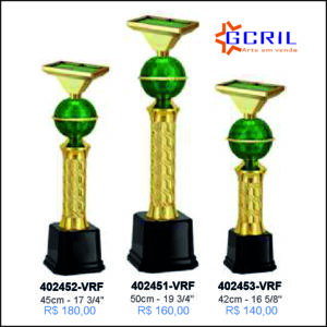 troféus metal