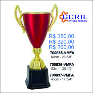 TROFÉU METÁLICO