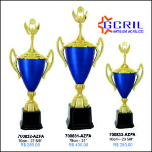 TROFÉUS METÁLICO