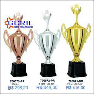 TROFÉUS METÁLICO