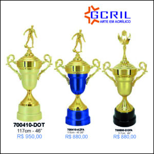 TROFÉUS METÁLICO