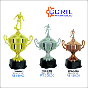 TROFÉUS METÁLICO