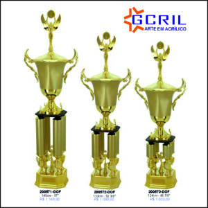 troféus metálico