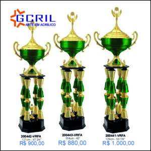troféu metal