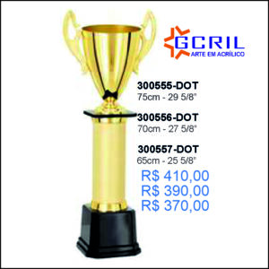 troféus metálico