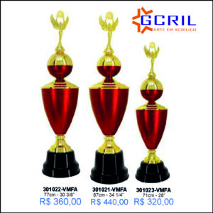 trofeus metálico