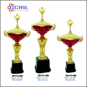 troféus metálico