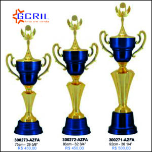 troféus metálico