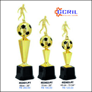 troféu metal