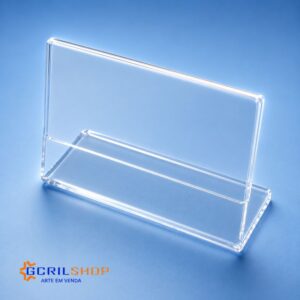 display de acrílico porta preços