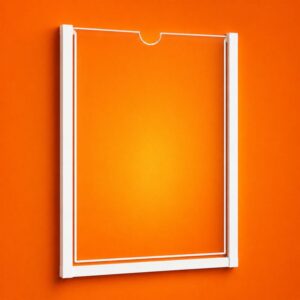 display a4 de acrílico.